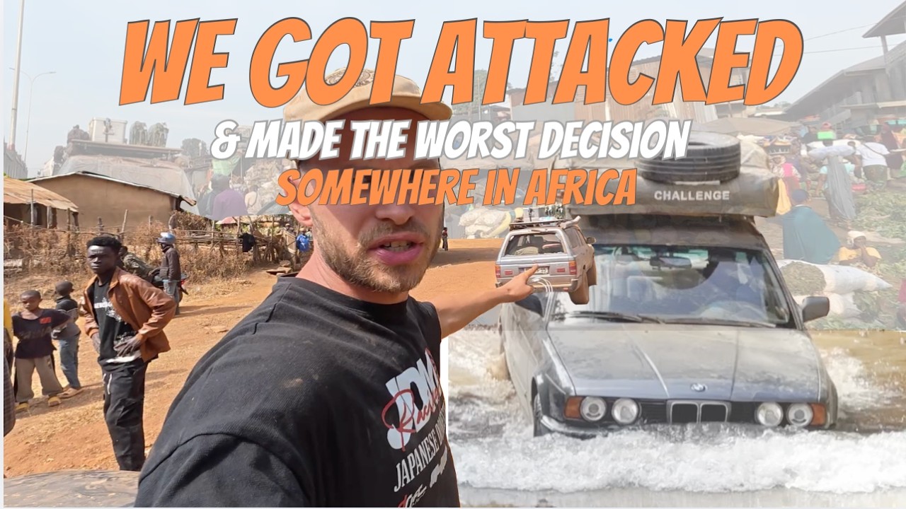 Worst moment while crossing Africa! Crossing Guinea in a classic BMW