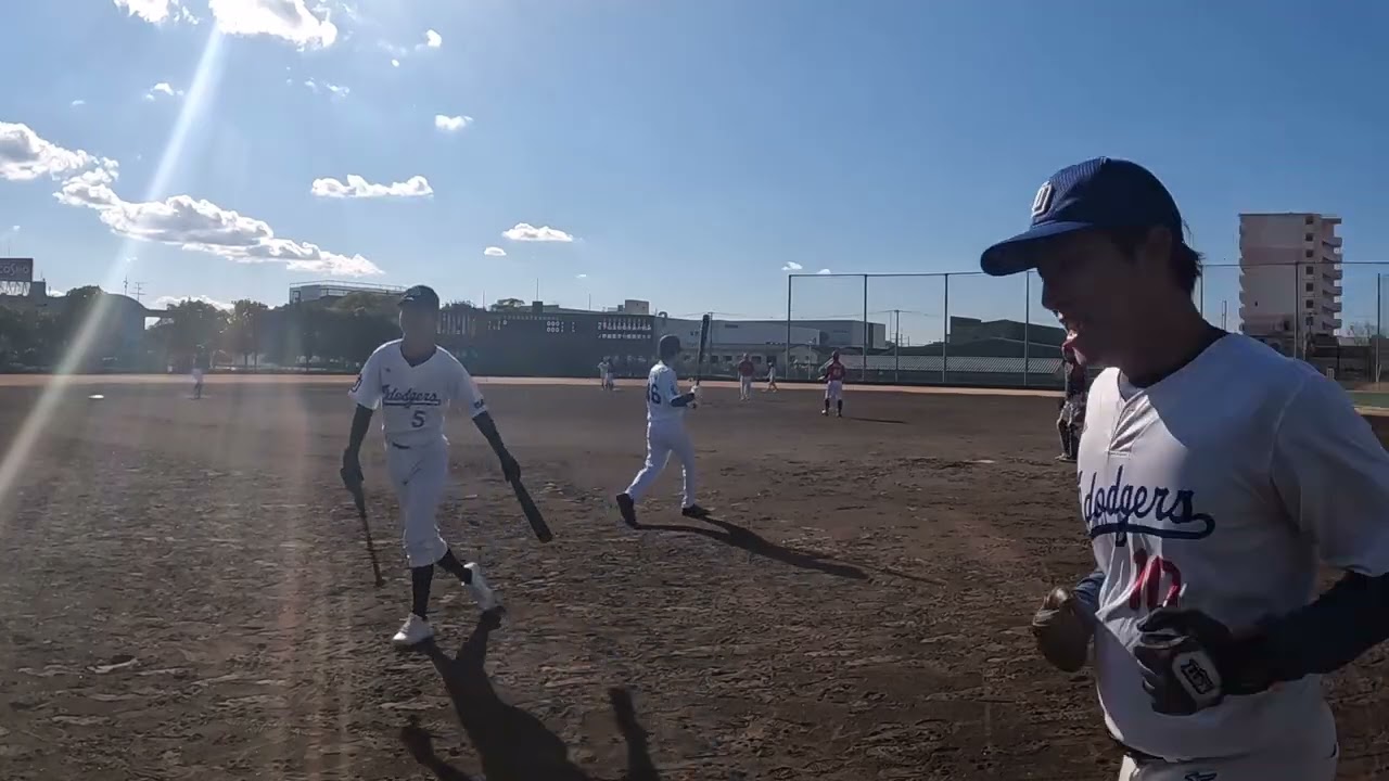 大阪ドジャースVSエンジョイファイヤーズ 2026年1月10日 第一試合　久宝寺野球場