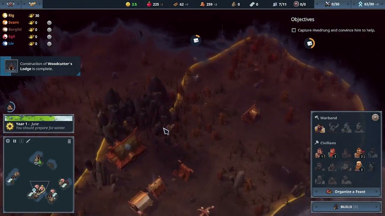 Northgard campaña Cross of Vidar Ep1