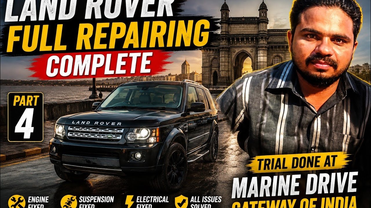 Luxury car Engine issue solved #landrover Car Breakdown solved. Part 1