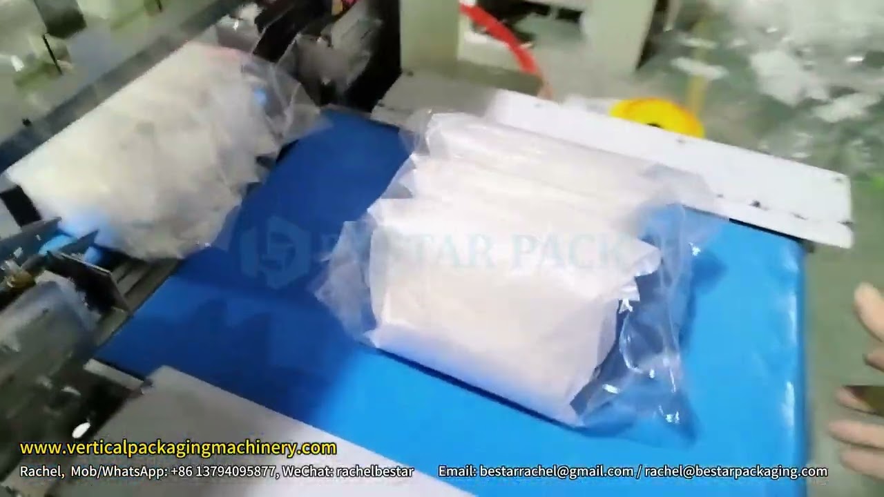 Milk powder multiple packs pillow packaging machine