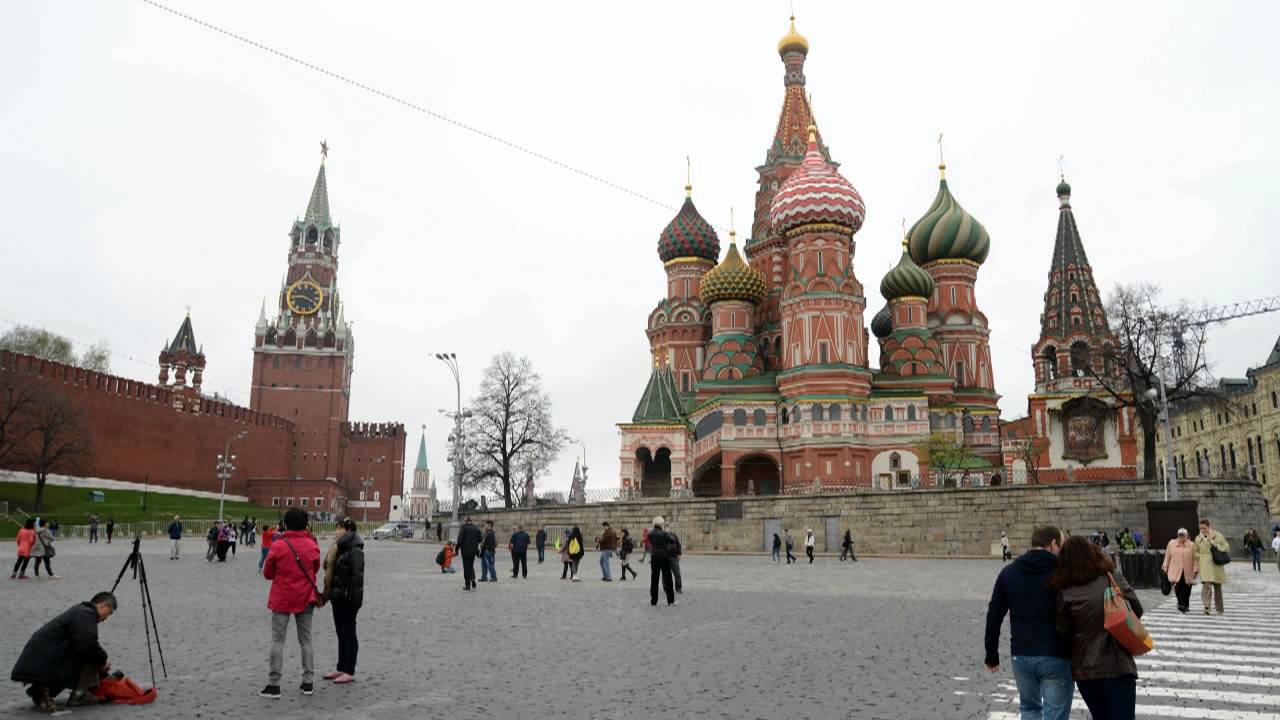 Moskau: Basilius-Kathedrale und Roter Platz