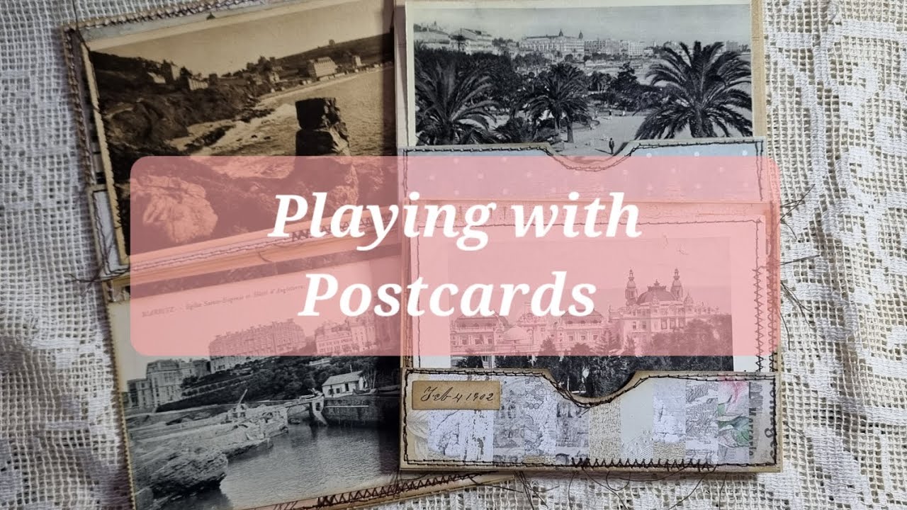 Playing with Postcards ~ Ephemera Holder