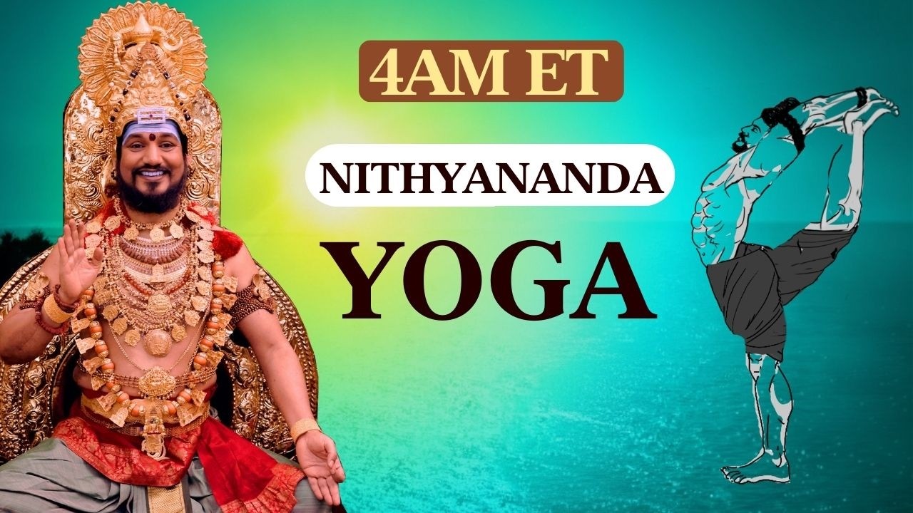 LIVE Guided Vinyasa Krama | Nithyananda Yoga for Intermediate | 16 Mar 2026 | 4AM (PT)
