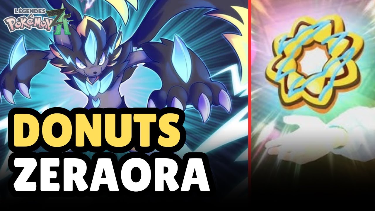 ⚡ DONUT ESPECIAL para CAPTURAR a ZERAORA y su MEGA PIEDRA en Leyendas Pokémon Z-A