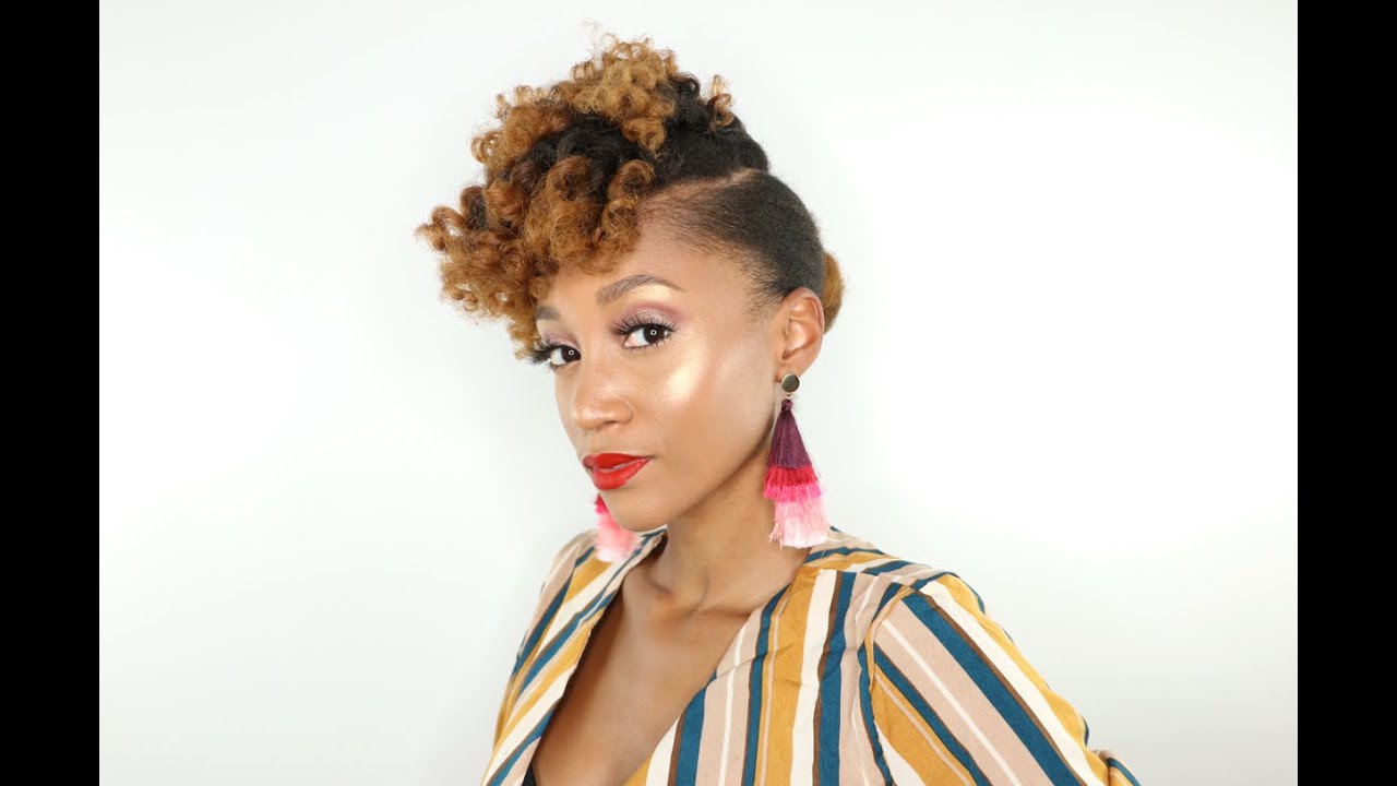 Sleek Bun + Perm Rod Set Updo | MODELESQUE_NIC
