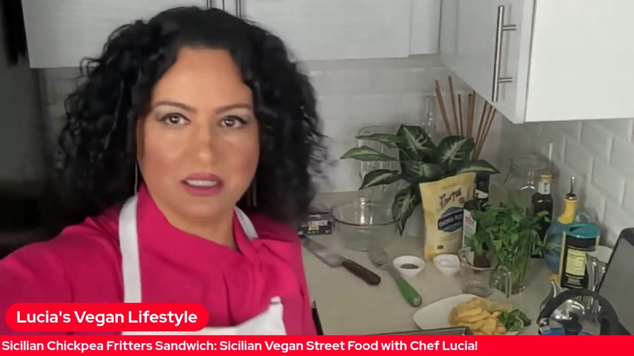 NEW RECIPE: Pane e Panelle! Sicilian Chickpea Fritters Sandwich: Sicilian Vegan Street Food!