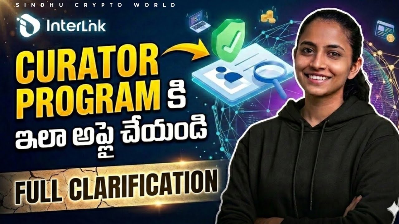 Interlink Curator Program Telugu | Step-by-Step Application Guide | @sindhu_crypto_world 