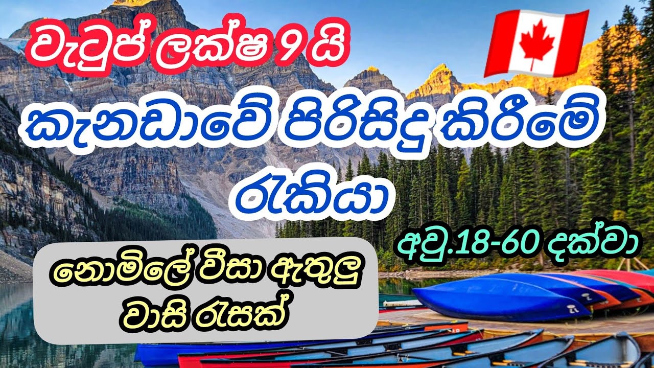 කැනඩාවේ පිරිසිදු කිරීමේ රැකියා.නොමිලේ වීසා ඇතුලු වාසි රැසක් cleaning foreign job vacancies in canada