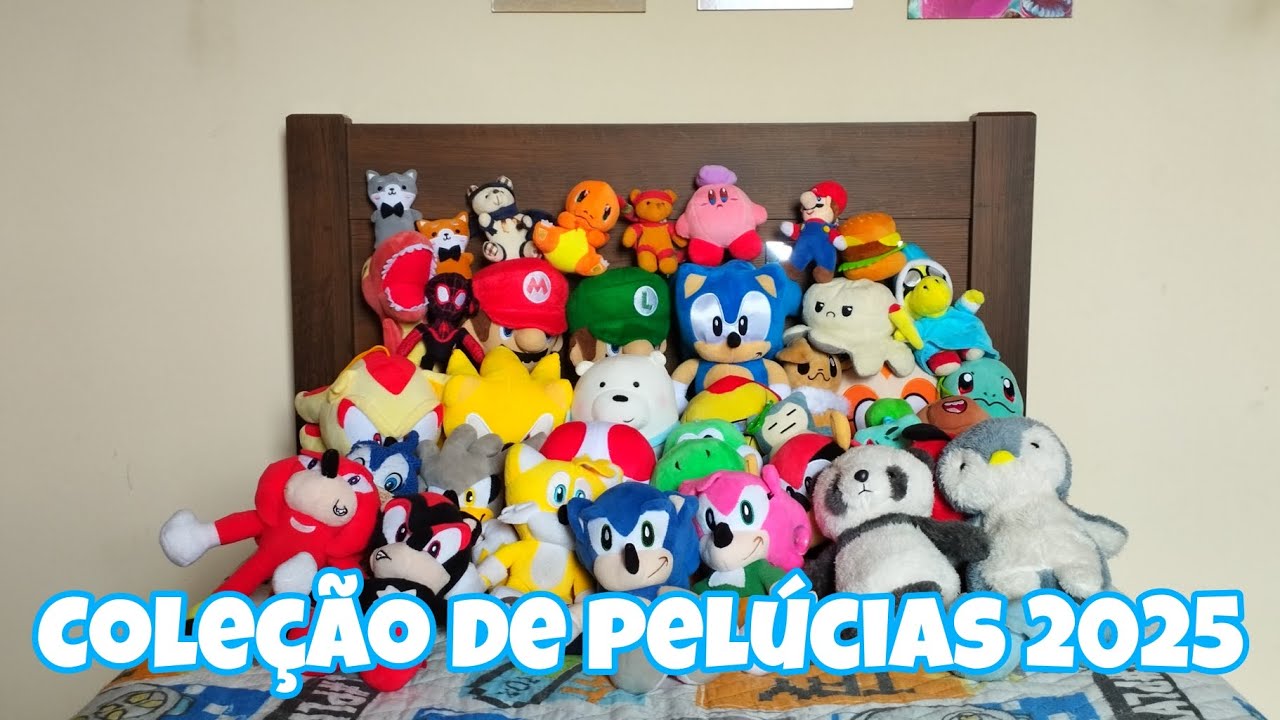 Minha coleção de pelúcias de 2025