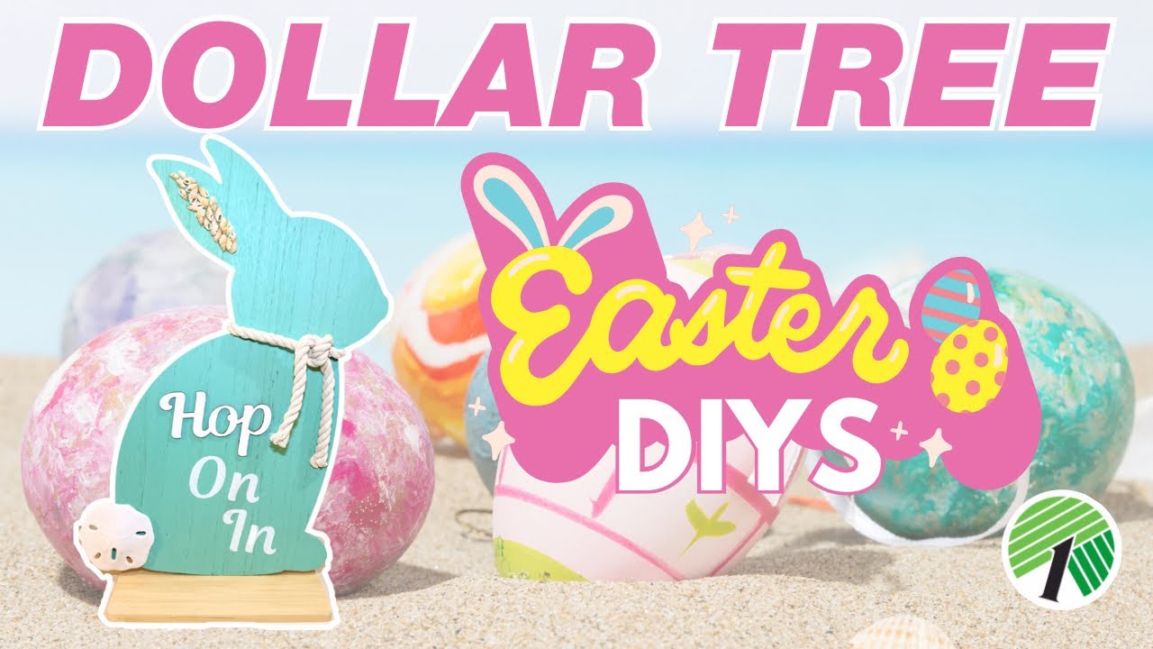10 NEW Coastal EASTER Dollar Tree DIYS! Outdoor & Indoor Spring Decor Hacks 2024