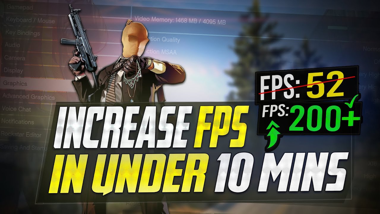 How To Increase FPS in Grand Theft Auto V in Under 10 Mins 🔧✅