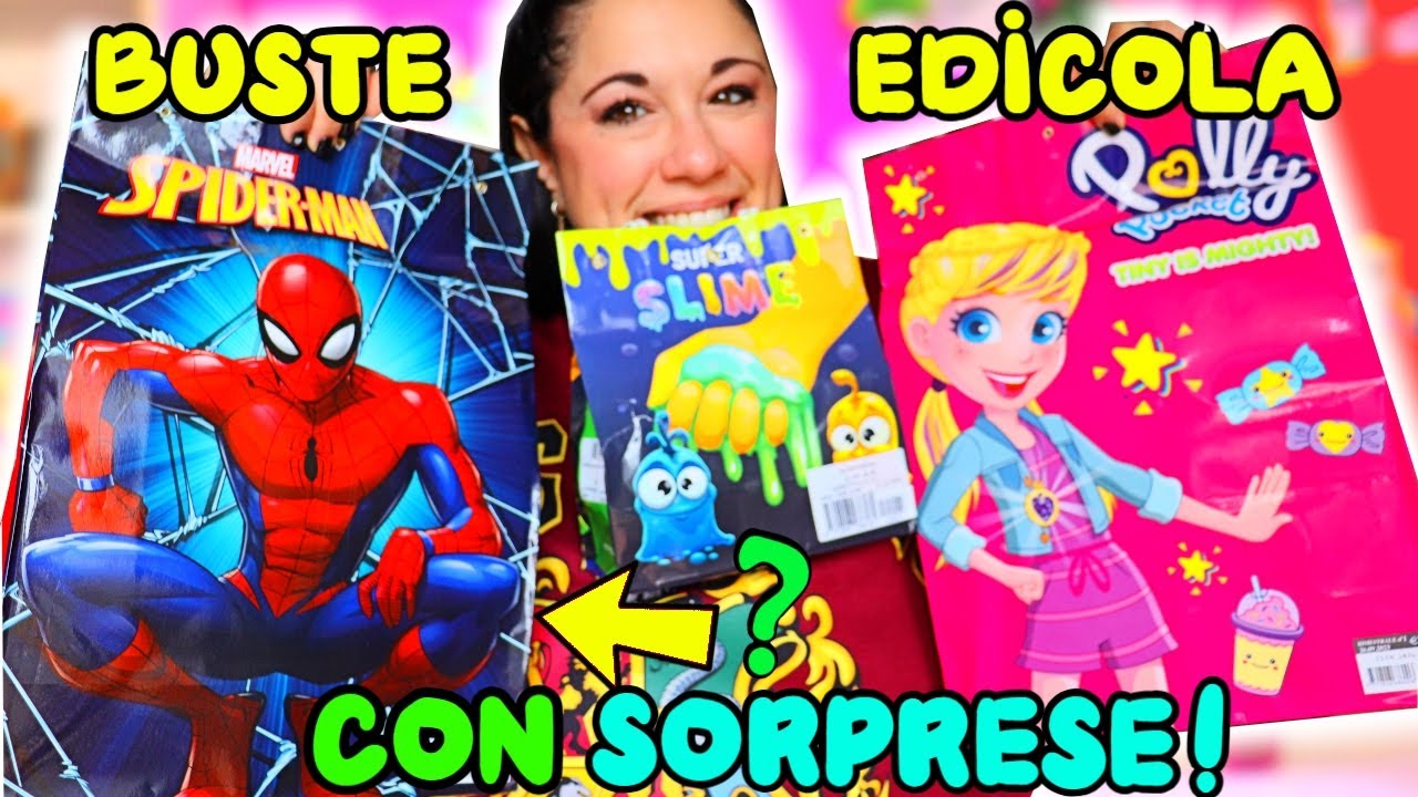 Apro 3 BUSTE con SORPRESE dell'EDICOLA GIGANTI!