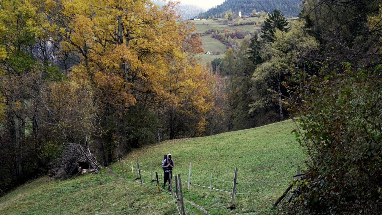 Solo Hiking in the Swiss Alps in late Fall