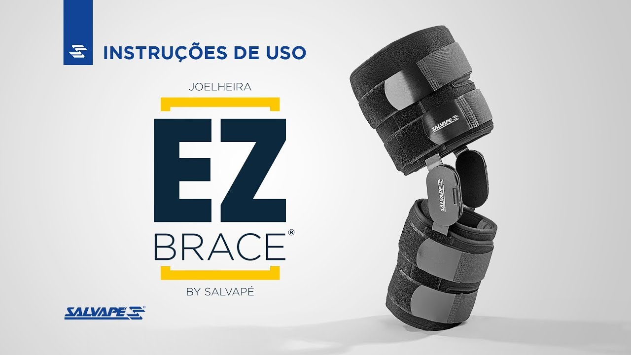 Como Usar a Joelheira EZ Brace® - SalvaPé