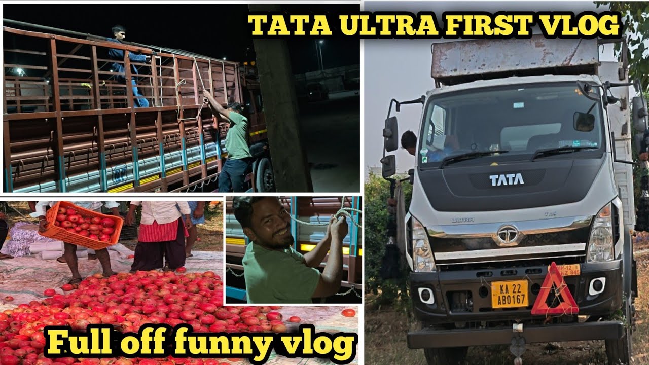 Tata ultra T19 first vlog/ದಾಲಂಬರಿ ಲೋಡ್/with sanju bro/ full fanny vlog/ #MSKINGVLOG #truckesvlogs 