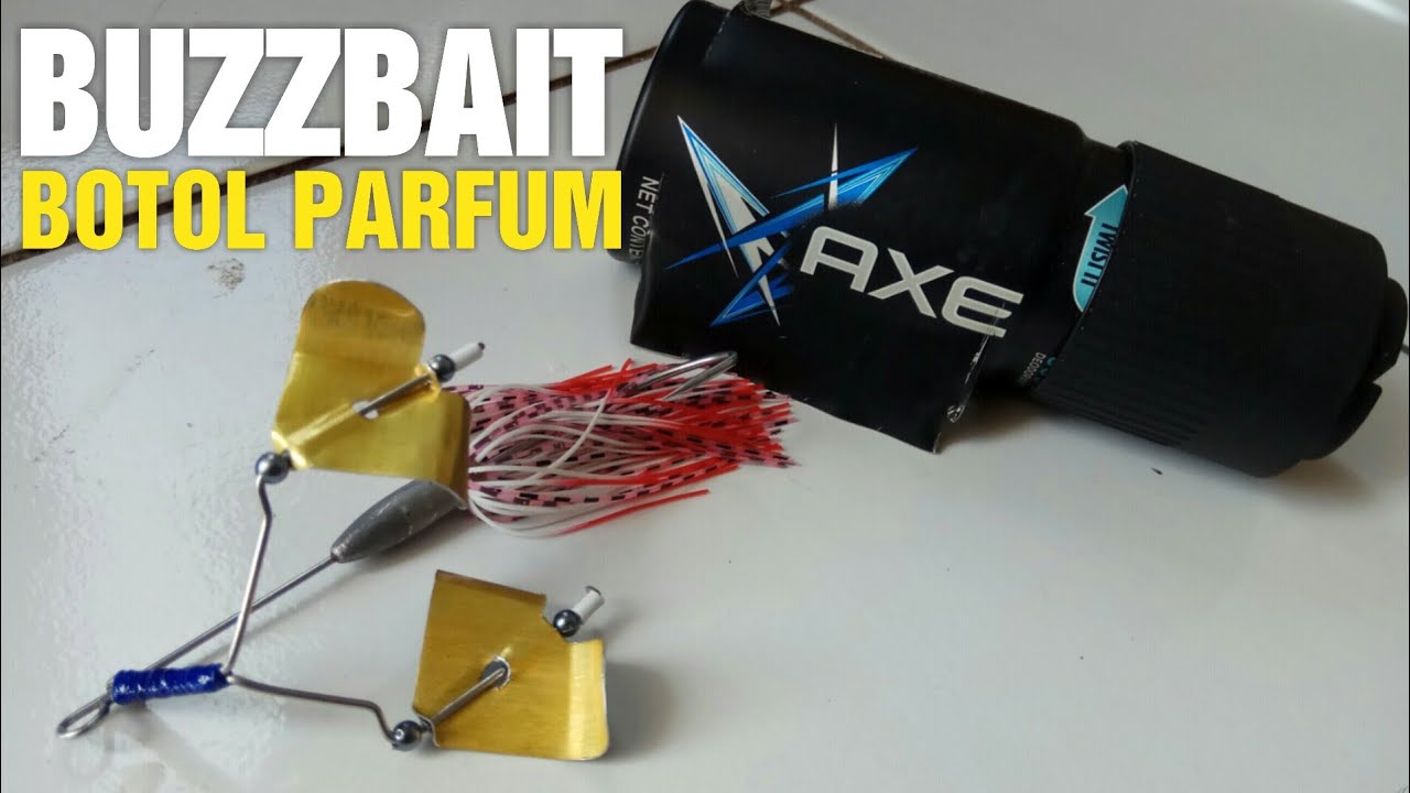 Making Fishing Lure Out Of AXE Bottle - Buzzbait Double Propheller