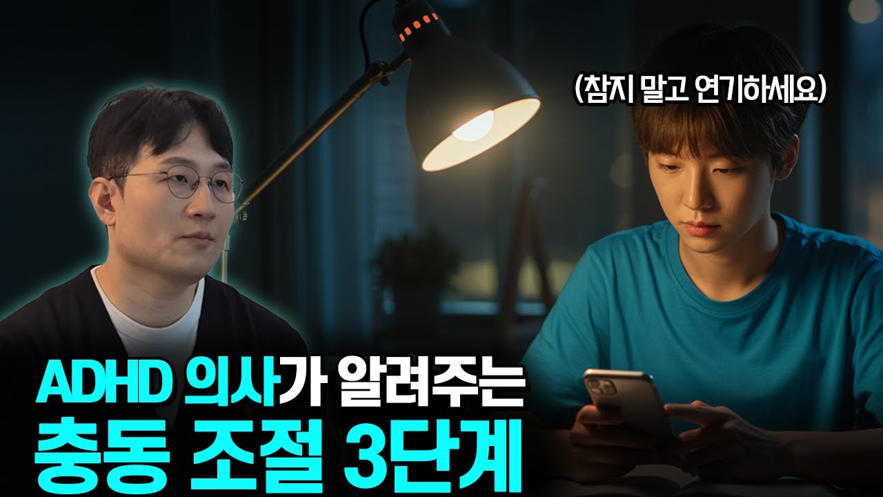 ADHD 의사가 알려주는 충동 조절 3단계 (참지 말고 연기하세요)