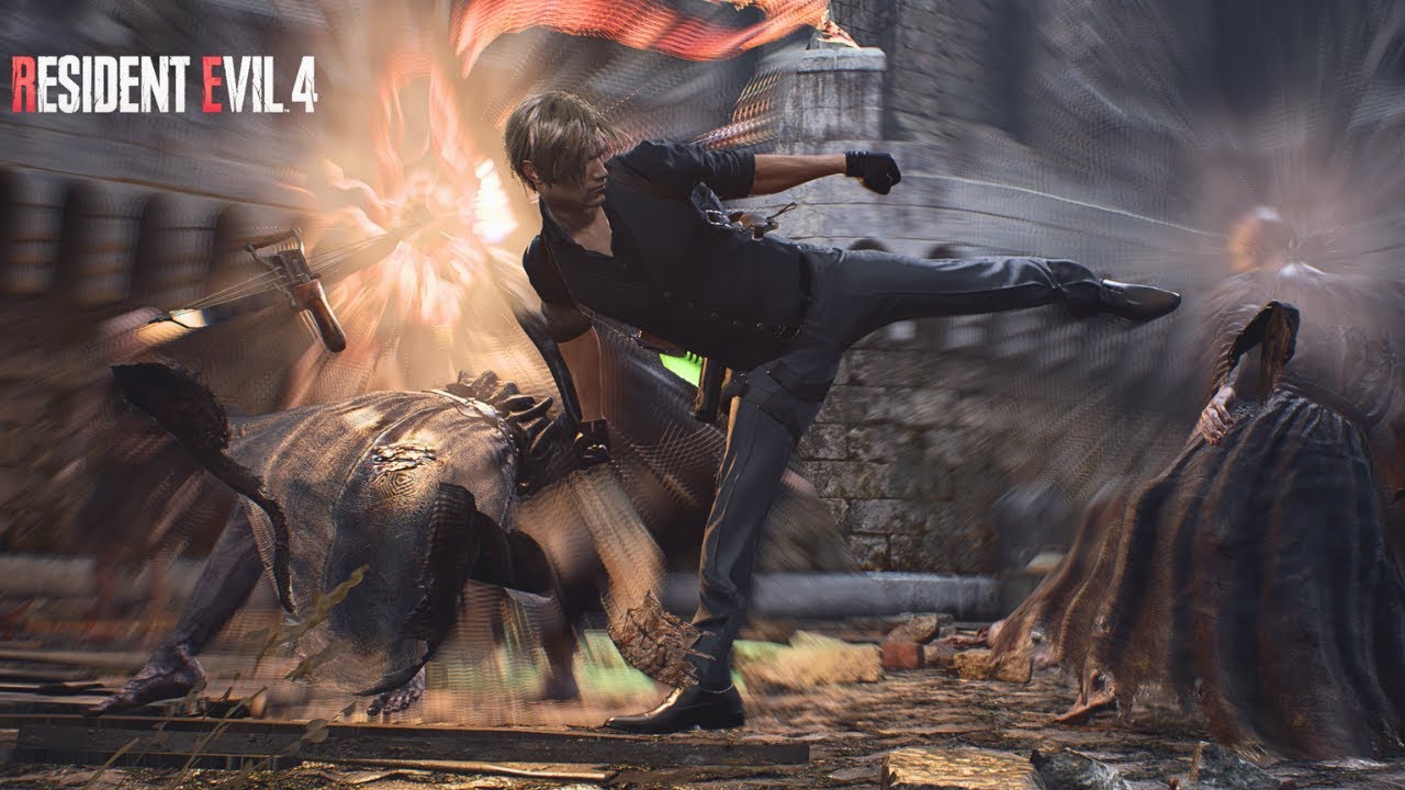 If Canon Leon was in Mercenaries | RE4 Mercenaries Castle.