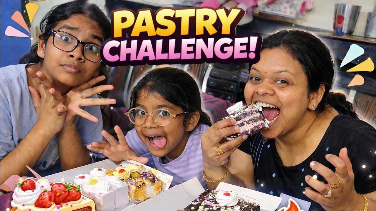 Pastry challenge/counting the bites😋😋