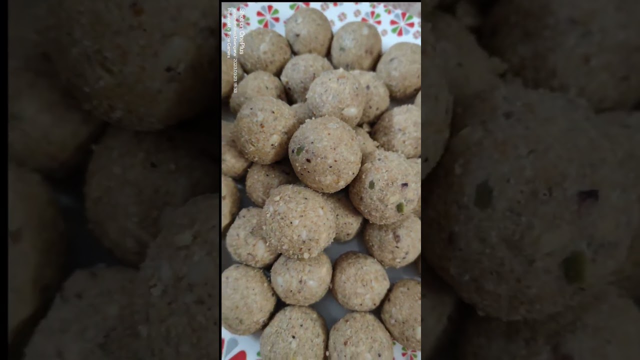dryfruits ladoos winter special 🤤
