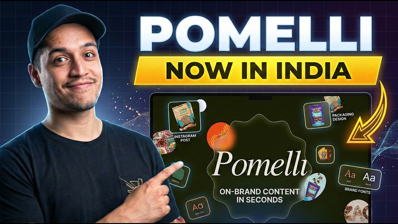 Google Just Launched Pomelli in India 🤯- FREE AI Tool for Marketers!