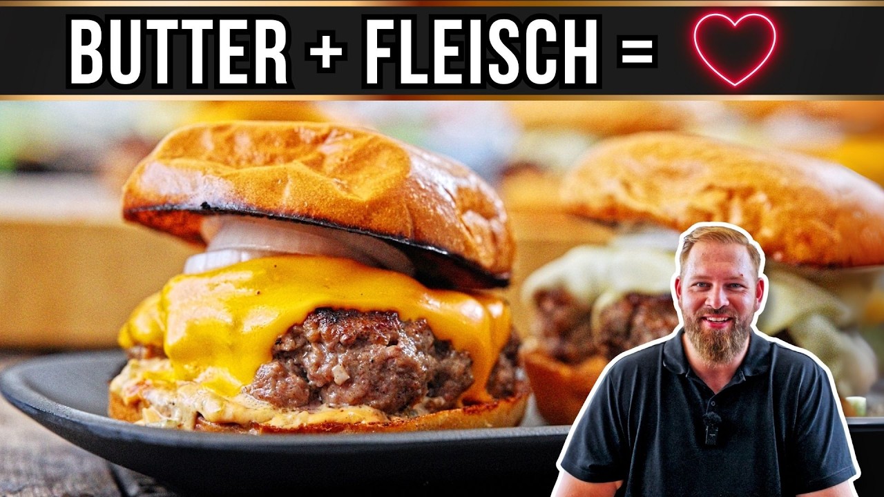 Der Trick für den saftigsten Hamburger, den du jemals gegessen hast! – Butter Burger
