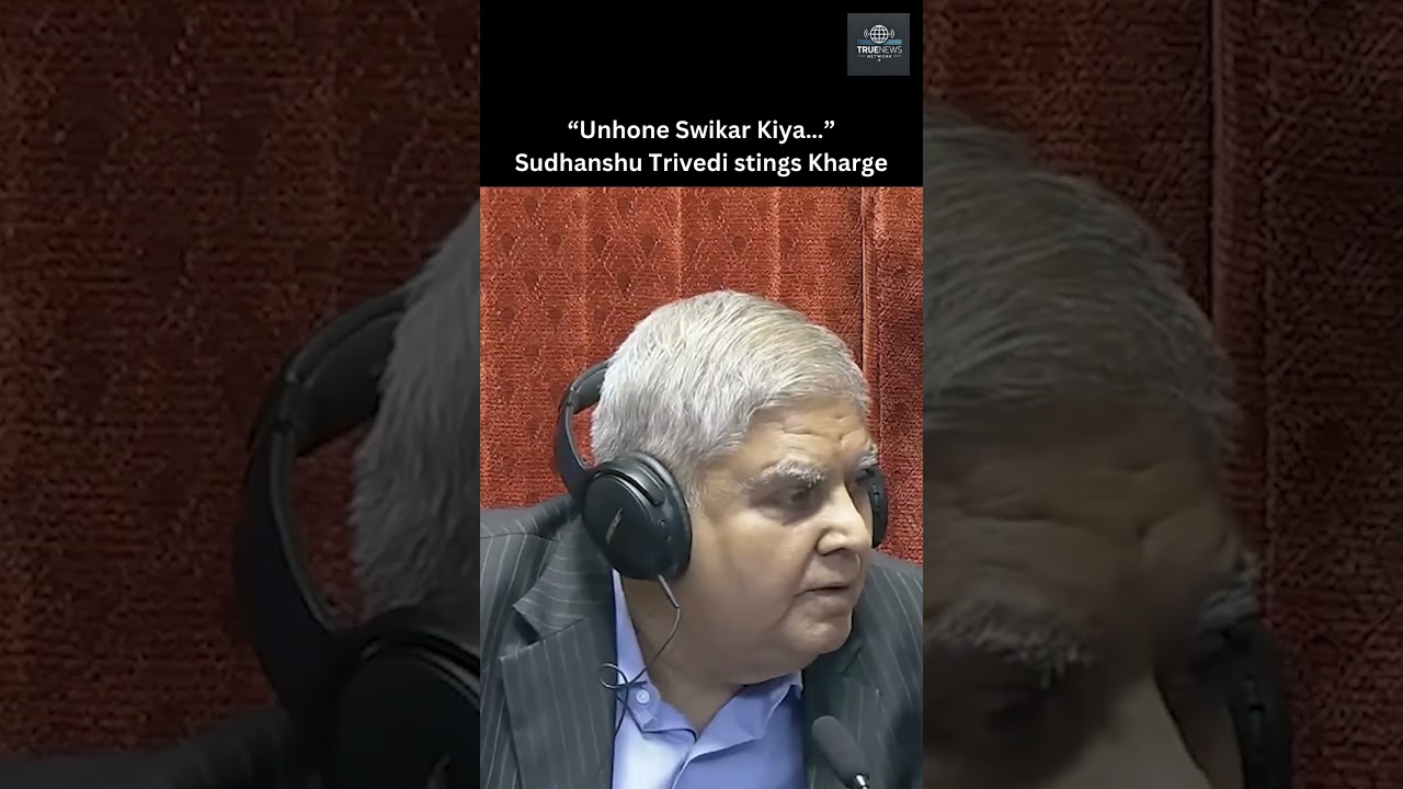 &ldquo;Unhone Swikar Kiya&hellip;&rdquo; Sudhanshu Trivedi stings Kharge as BJP hammers &lsquo;Congress-Soros link&rsquo; barb