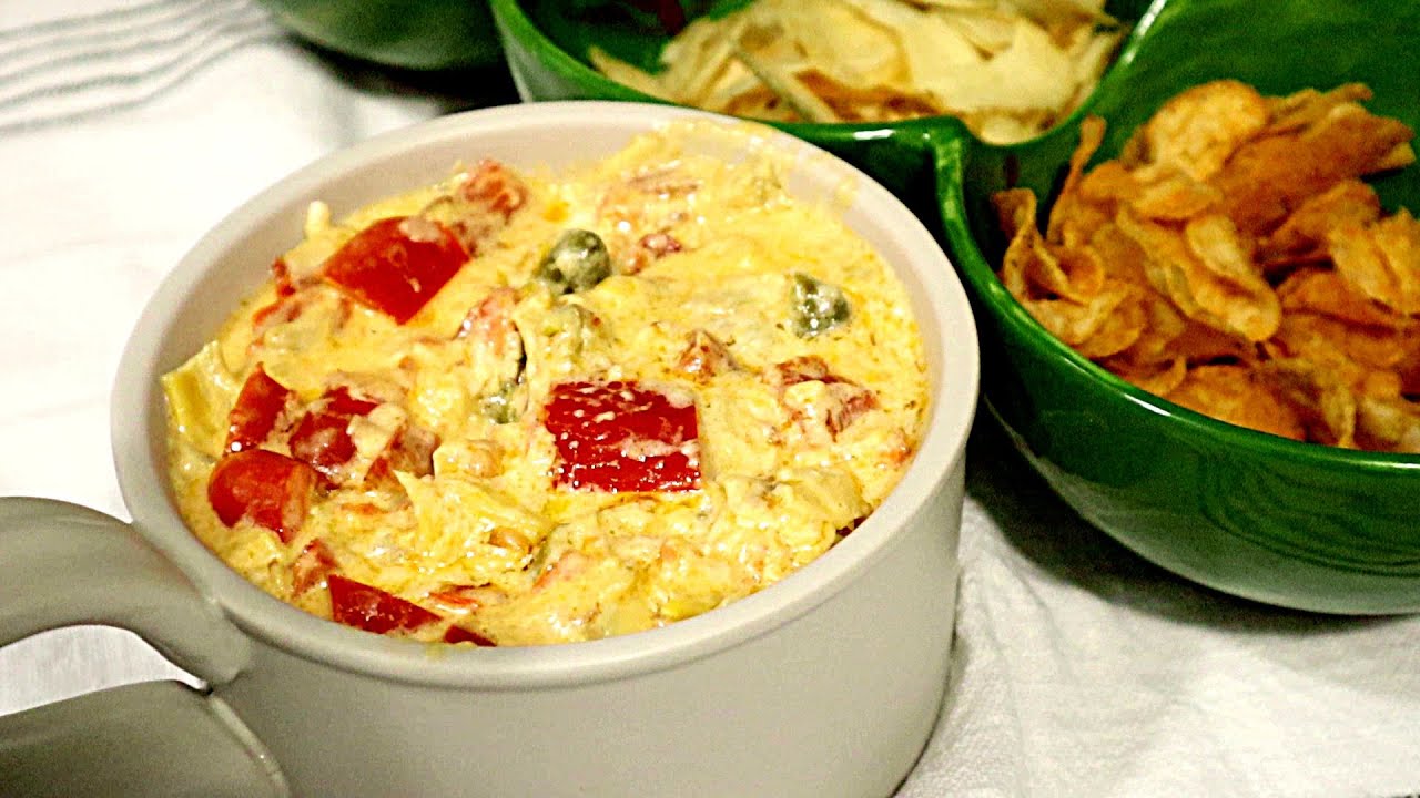 Crowd Pleasing Artichoke  & Red Pepper Dip / Chana's Creations