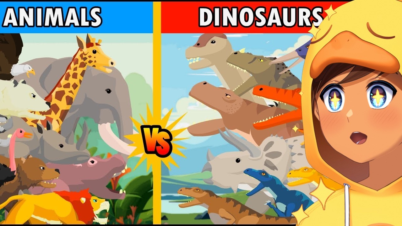 DINOSSAUROS vs ANIMAIS SELVAGENS | Saito Reage