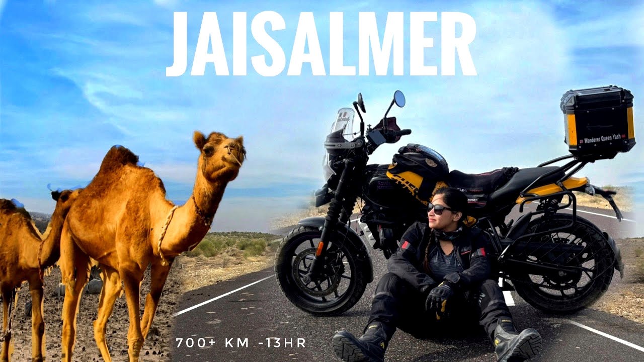 Solo Bike Ride From Rohtak to Jaisalmer | NH11 Desert Ride | 700+ KM Adventure 🏍️