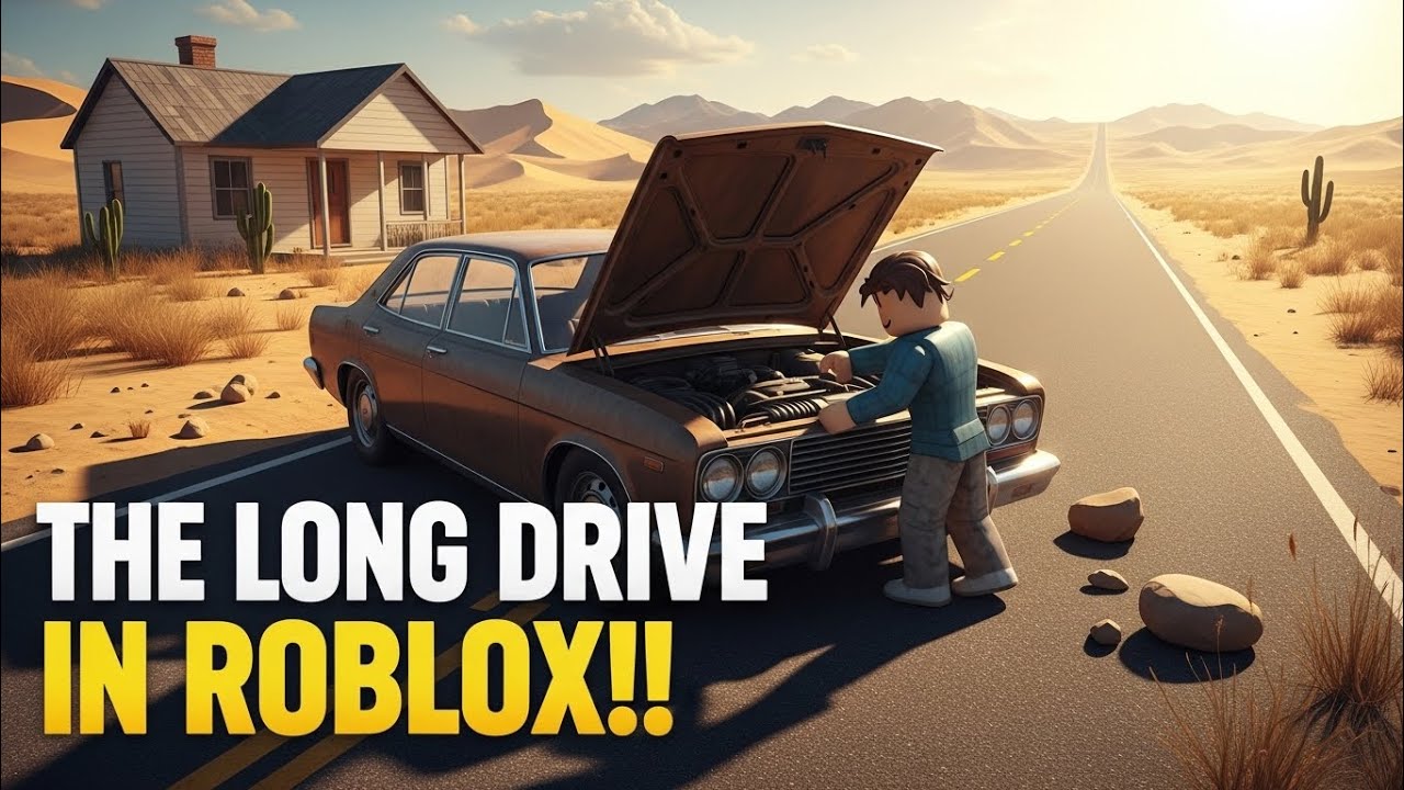 I Survived The Endless Desert Road! ⛽🔥😱 | ROBLOX