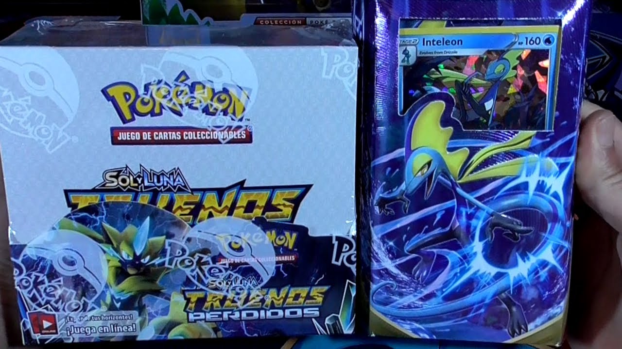 UNBOXING BARAJA POKÉMON ESPADA Y ESCUDO y 10 sobres de Truenos perdidos