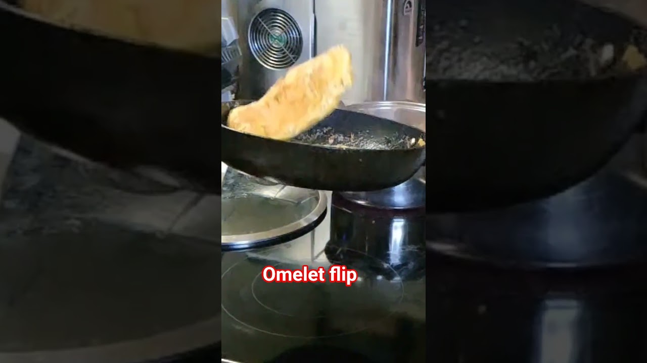 Just flipping omelets