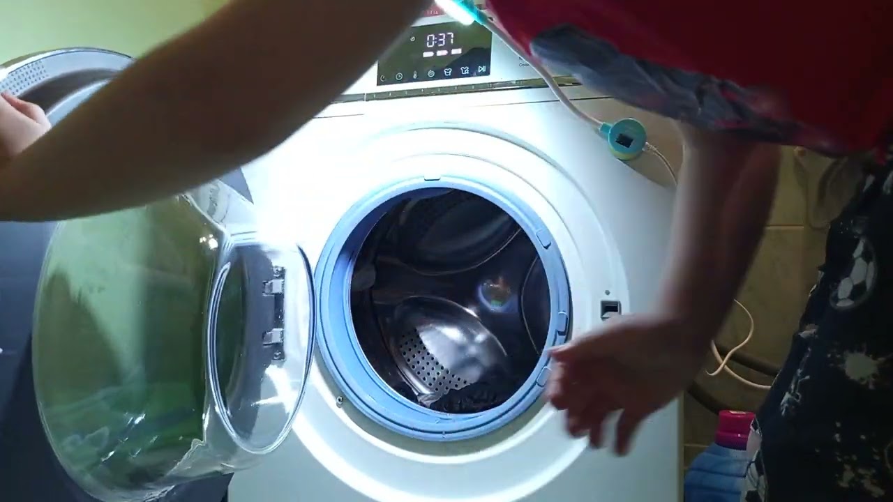 Стирка стиральной машины haier модель hw70 BP 12758
