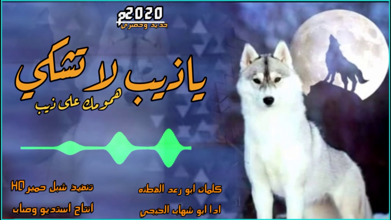 جديد لحن وادا ابو شهاب الخبجي /ياذيب لاتشكي همومك على ذيب /من اقوا الأعمال/2020م /كلمات ابو رعد