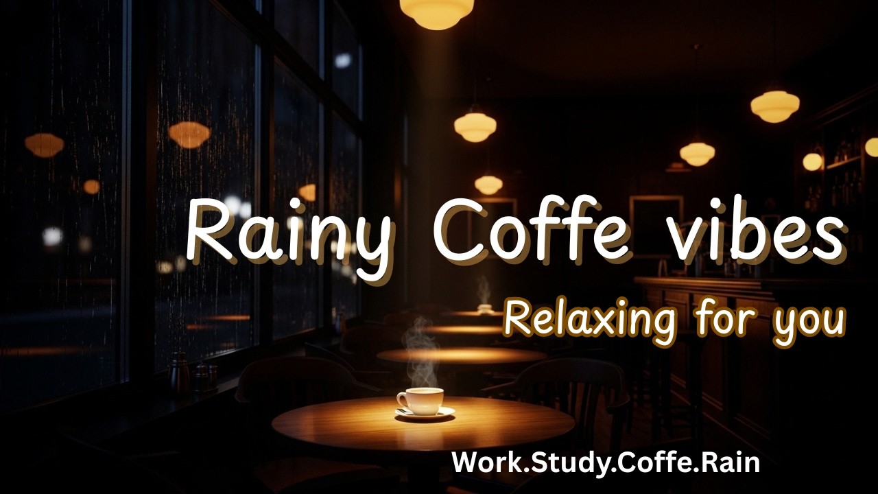Nigth Cozy Café ☀️ Light Piano Jazz for Positive Energy & Calm Work Flow