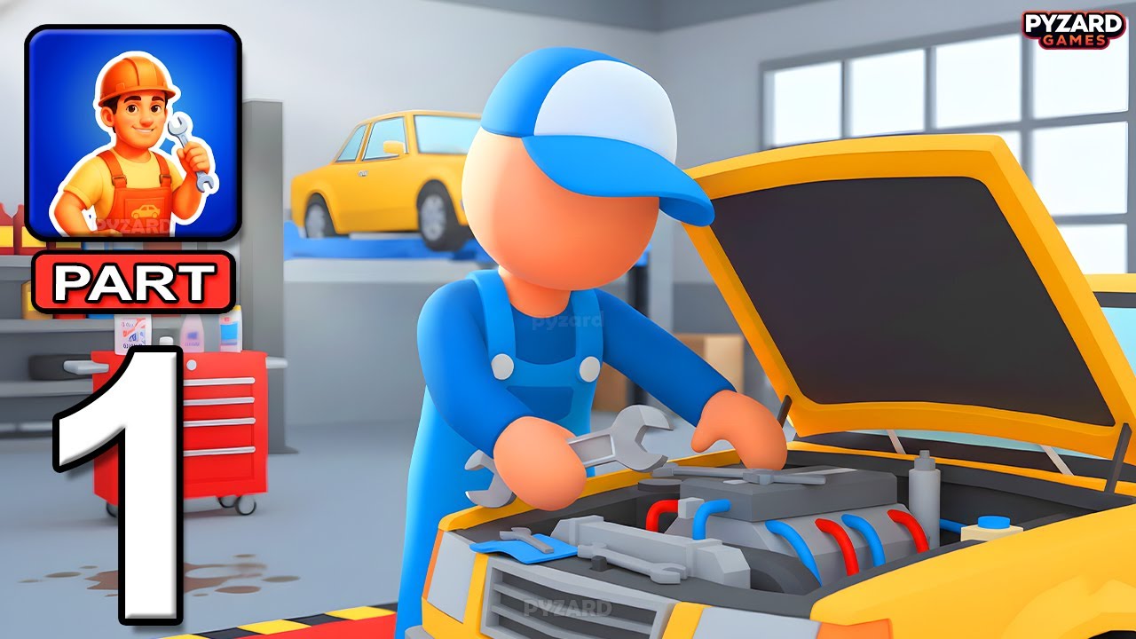 Autoland - Gameplay Walkthrough Part 1 - Fix Cars Earn Money (Android, iOS)