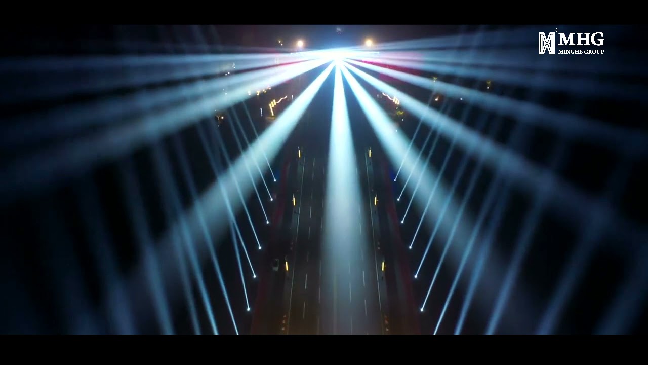 Jiangjun Bridge light show