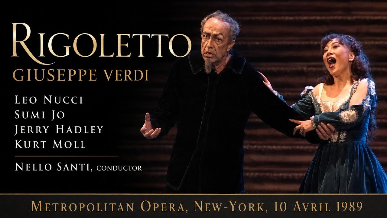 Rigoletto - Jerry Hadley, Sumi Jo, Leo Nucci, Kurt Moll (April 1989)