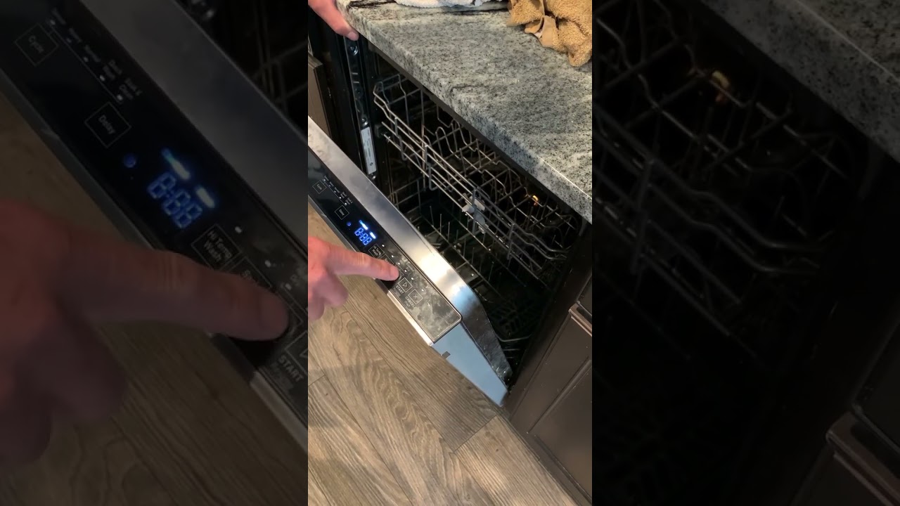Whirlpool Dishwasher reset model WDTA50SAKZ0
