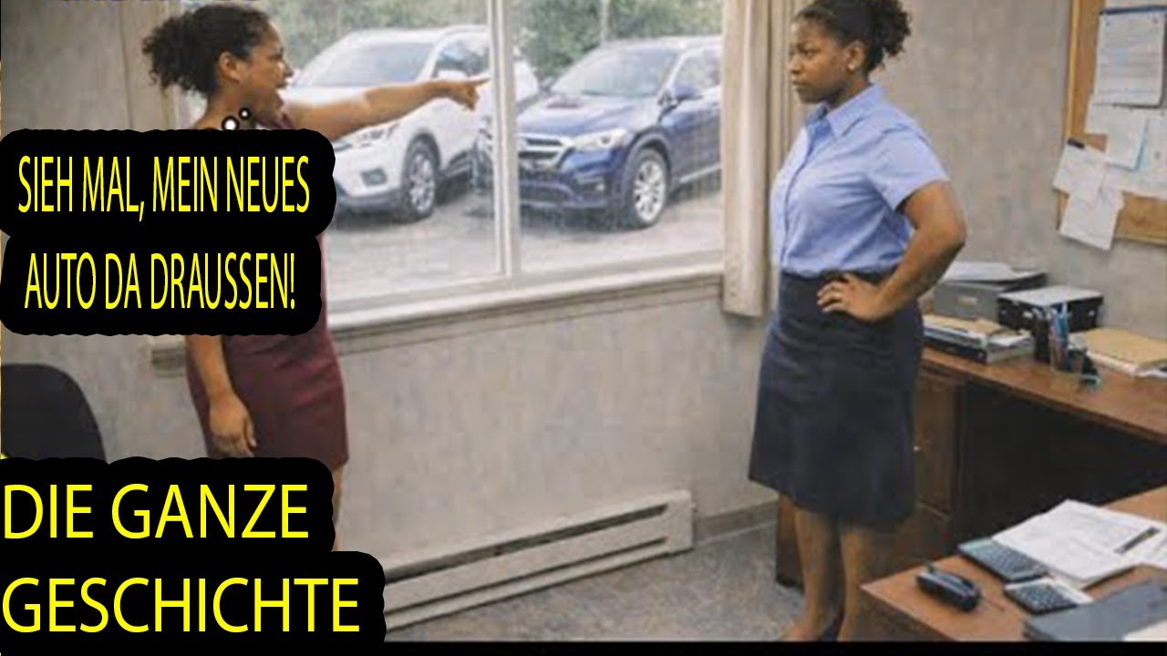 La maîtresse vient se vanter de sa nouvelle voiture… puis arrive et reste sous le choc total.