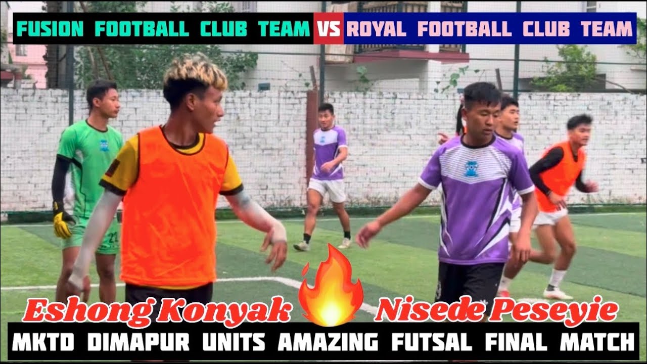 Nagaland Futsal Final Match || Royal fc 🆚 Fusion fc || 2nd Editions  open Futsal Tournament 🏟️ 