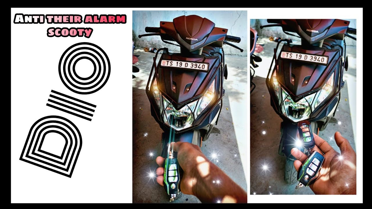 #DIO# Installing step by step Anti Thief Alarm on Honda Dio Scooty |Modified Scooty#AjayDevil_styles
