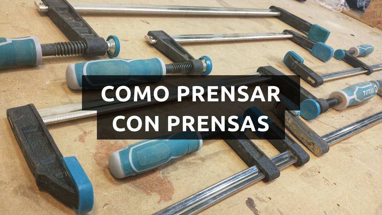 🗜Episodio 2: Todo sobre sargentos cl&aacute;sicos de carpinteria o Prensas tipo F