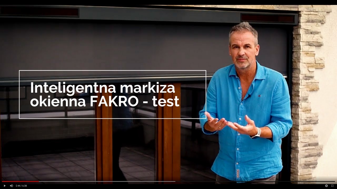 Inteligentna markiza okienna FAKRO - test