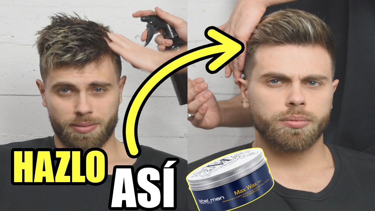 COMO usar CERA para CABELLOS CORRECTAMENTE | PEINARSE  con CERA MATE