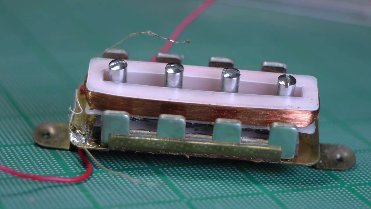 Univox Hi-Flier Bass Pickup Rewind. Took Some Detective Work!