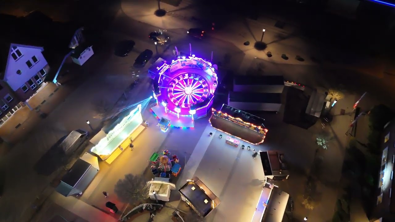 Kurzer Flug über den Cadenberger Frühjahtsmarkt am Samstagabend, 12.April 2025