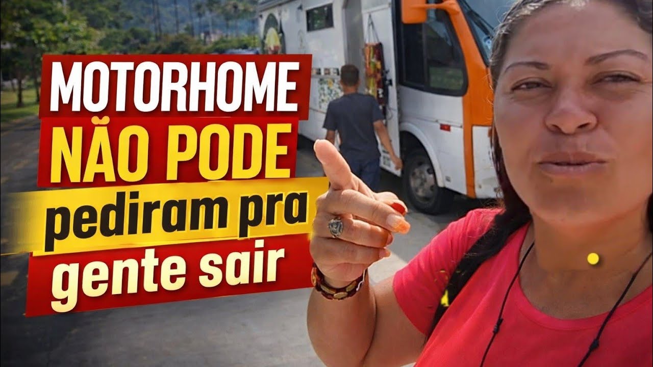 De motorhome em Peruibe SP a fiscalização mandou sair 